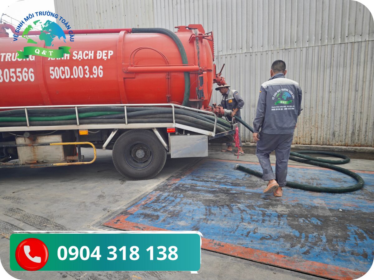 Hút hầm cầu phường Chánh Hưng