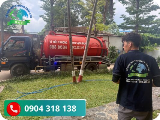 Hút hầm cầu phường Chợ Quán