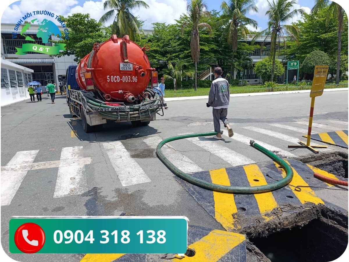 Hút hầm cầu phường Nhiêu Lộc