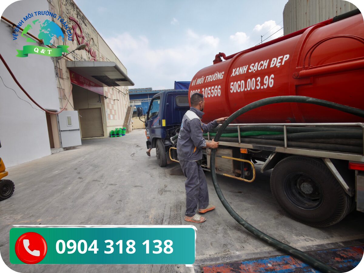 Hút hầm cầu phường Phú Thuận