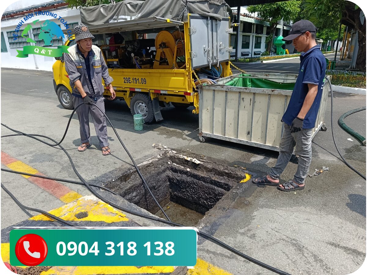 Khu vực phục vụ thông cống nghẹt tại Ba Tri