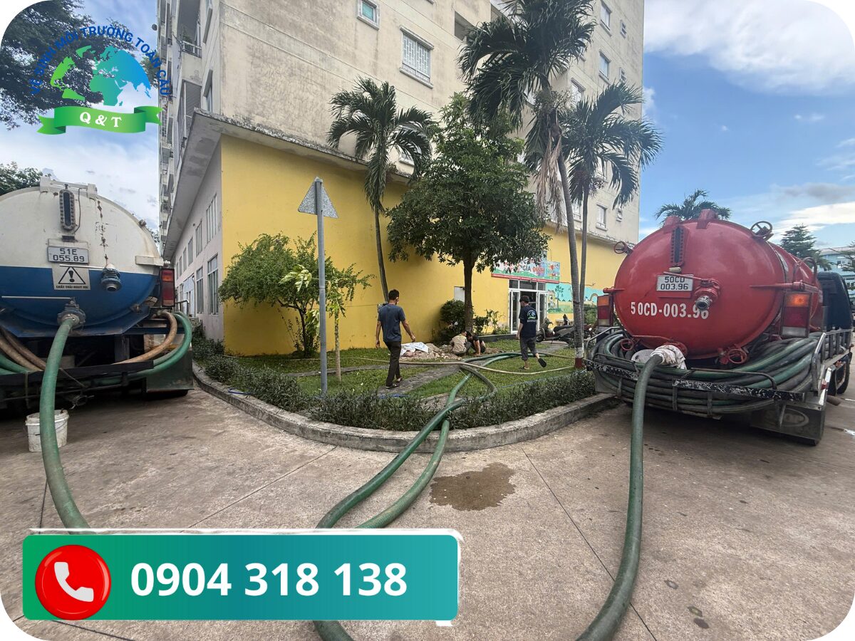 Quy Trình Hút Hầm Cầu Bình Đại Chuyên Nghiệp 6 Bước