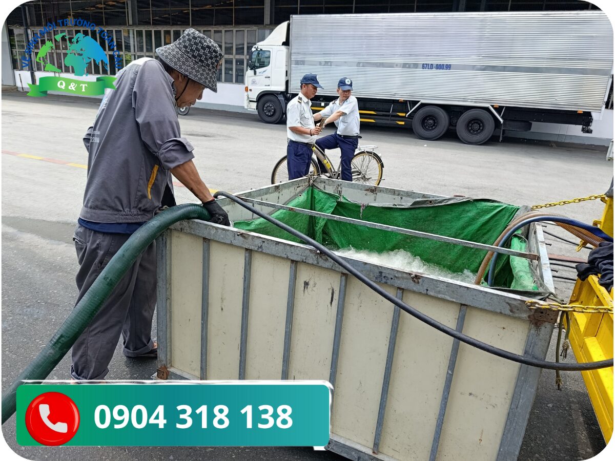 Quy trình hút hầm cầu chuyên nghiệp