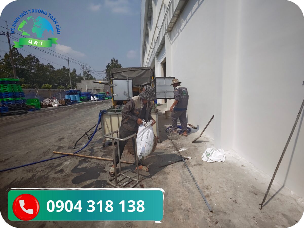 Quy trình hút hầm cầu Xuyên Mộc chuyên nghiệp