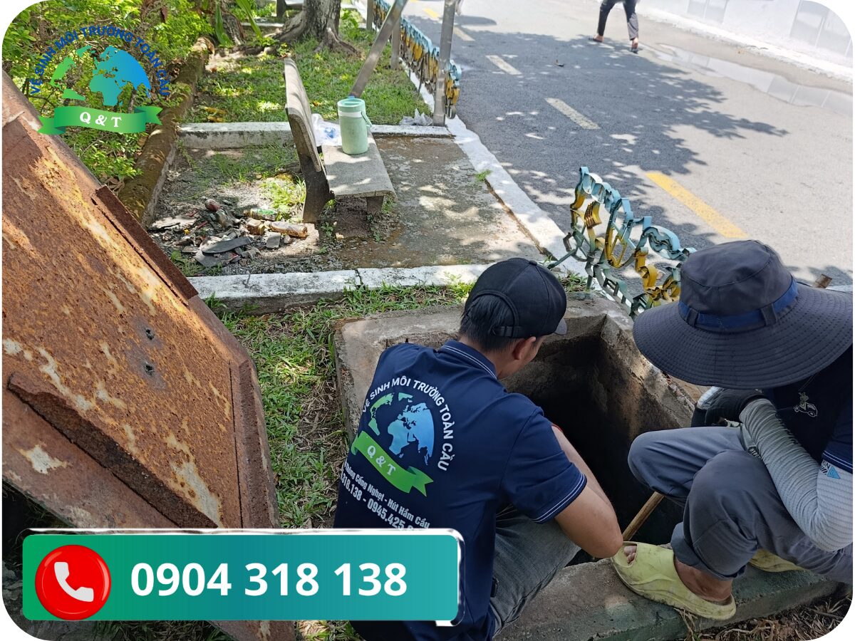 Thông cống nghẹt Mỏ Cày Bắc