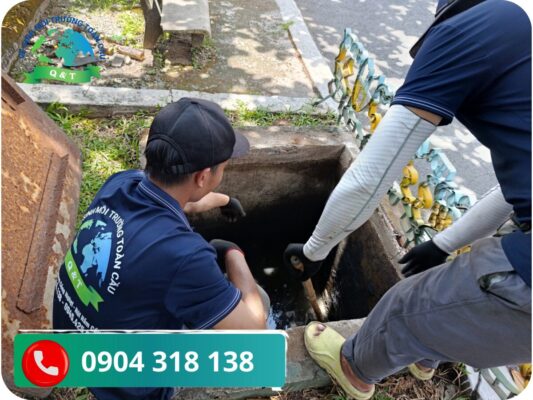 Thông cống nghẹt phường An Khánh