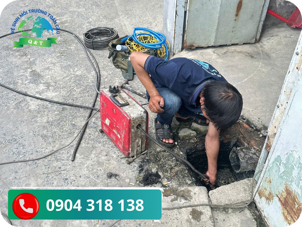 Thông cống nghẹt phường Tam Bình