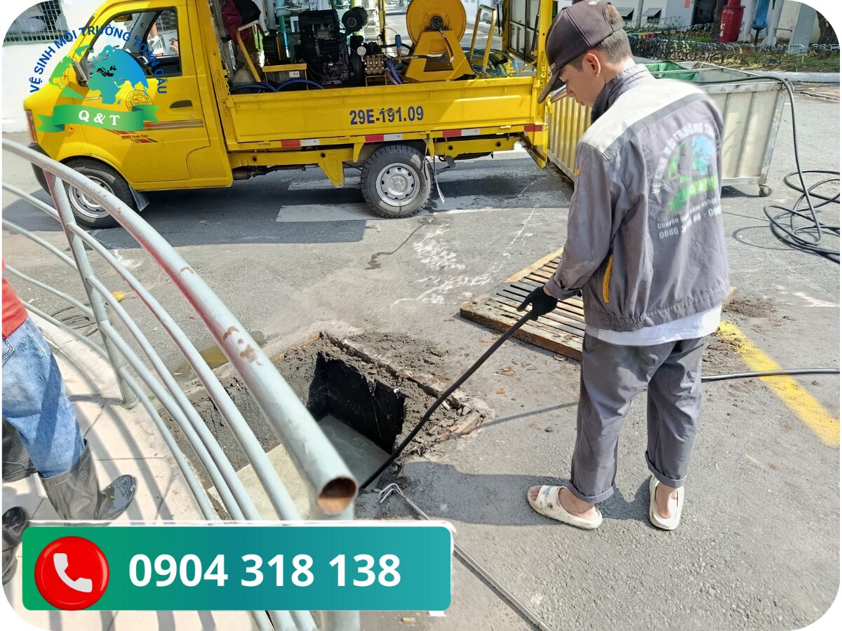 Thông cống nghẹt Tân Phú Đông