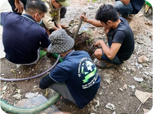 Thông cống nghẹt Tân Trụ