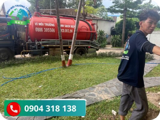Hút hầm cầu Trần Văn Thời