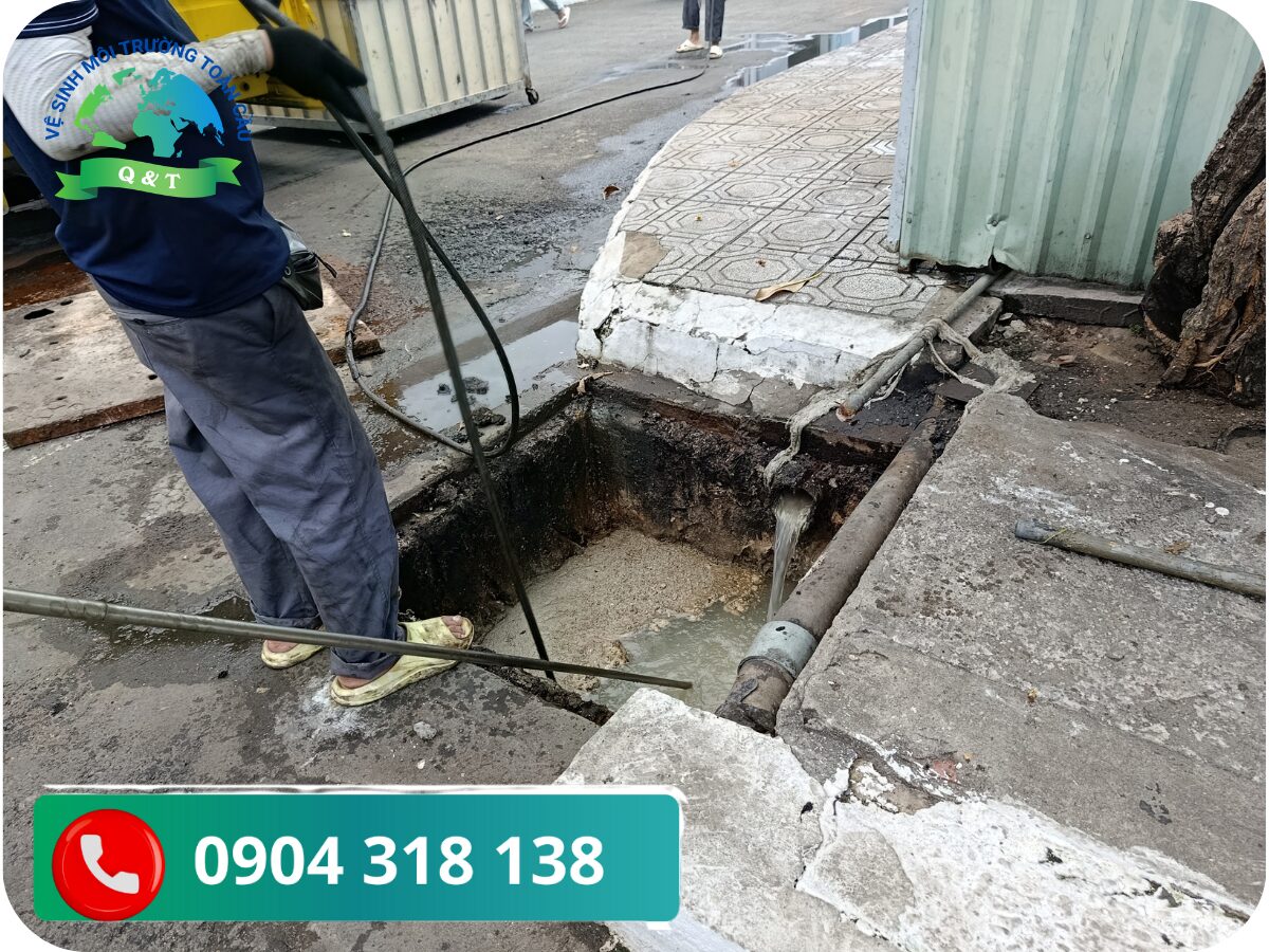 Quy Trình Thông Cống Nghẹt Cái Nước Chuyên Nghiệp