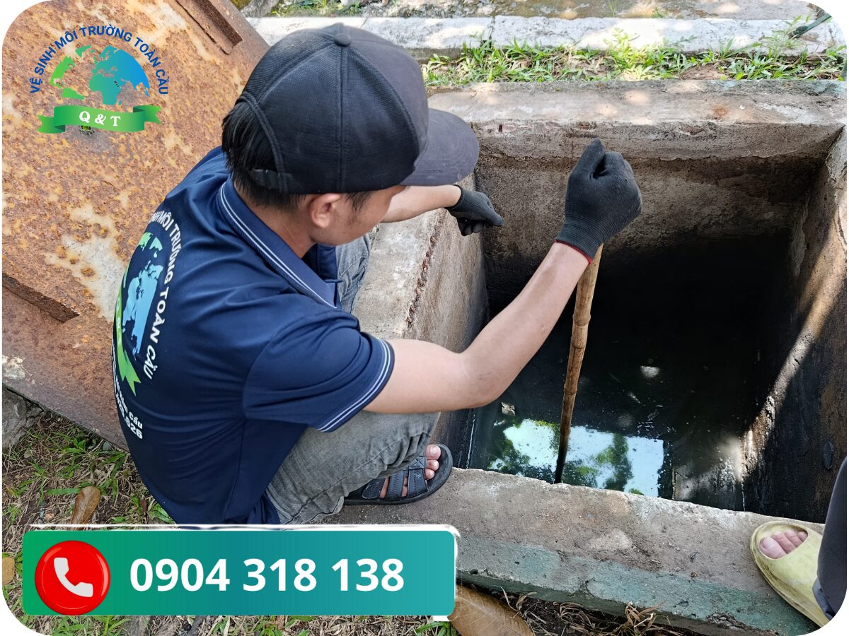Thông cống nghẹt Cái Nước