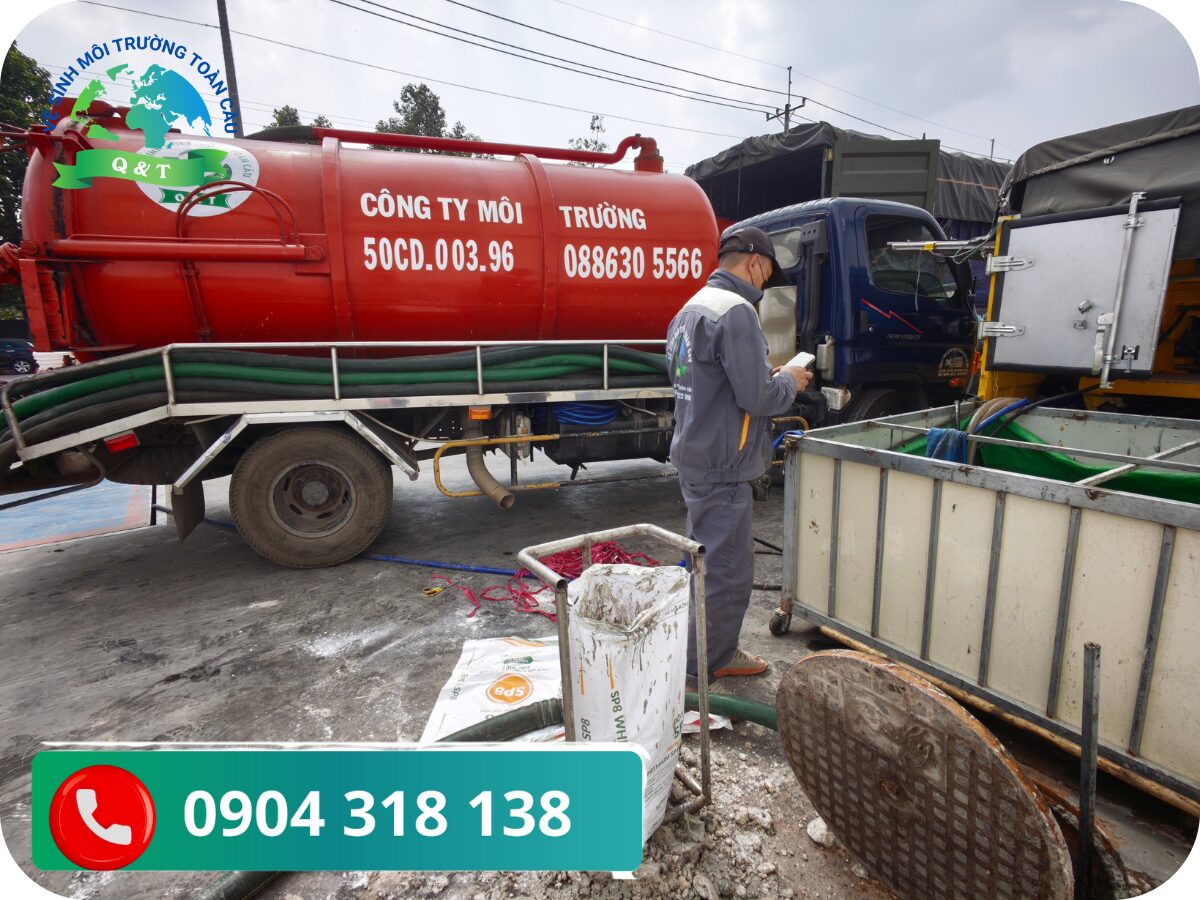 Công nghệ và thiết bị hút hầm cầu hiện đại