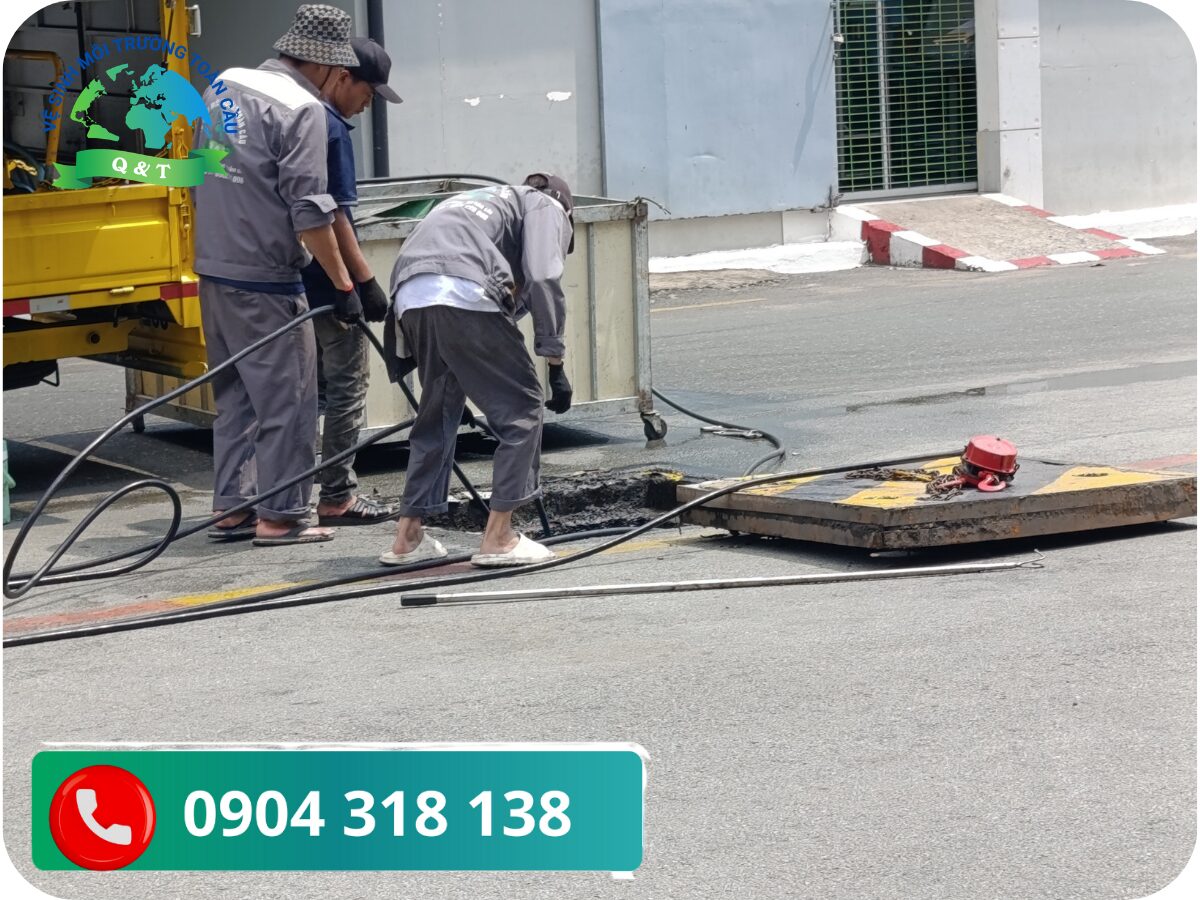 Quy trình hút hầm cầu tại Châu Phú